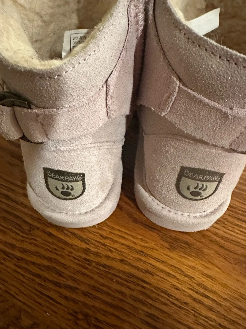 BEARPAW Betty Youth Pink Girls Size 3 Winter Boots